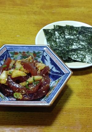 まぐろキムチ和え-レシピのメイン写真
