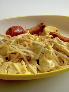 もやしと豆腐の炒めもの-レシピのメイン写真