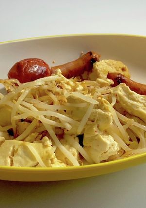 もやしと豆腐の炒めもの-レシピのメイン写真