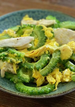 鶏胸肉とゴーヤのチャンプル-レシピのメイン写真