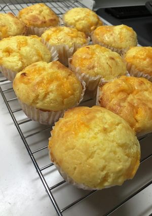 Mommy’s チェダーチーズマフィン-レシピのメイン写真