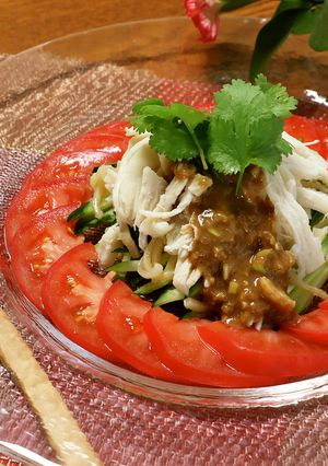 電子レンジで簡単☆胡麻だれ棒棒鶏-レシピのメイン写真