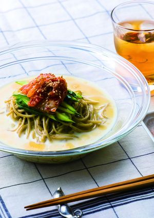 冷やしておいしい韓国風豆乳麺-レシピのメイン写真