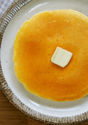 ひと手間で♪ふわふわ米粉パンケーキ♪-レシピのメイン写真