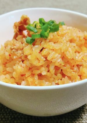 糖質＋ビタミンB1　玄米入り豚キムチご飯-レシピのメイン写真