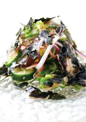 蛸と野菜ののりドレサラダ-レシピのメイン写真