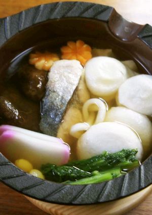 鍋焼き雑煮-レシピのメイン写真