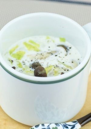 簡単！白菜ときのこのポタージュ-レシピのメイン写真