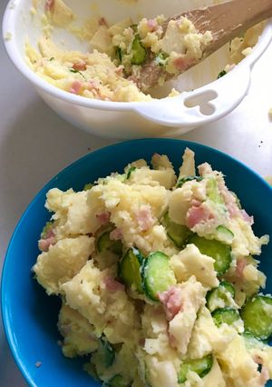 子供に好評！！りんごのポテサラ-レシピのメイン写真