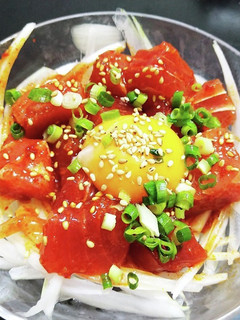 甘くないまぐろのユッケ-レシピのメイン写真