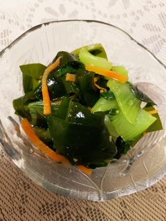 ☆わかめと青梗菜の中華サラダ☆-レシピのメイン写真