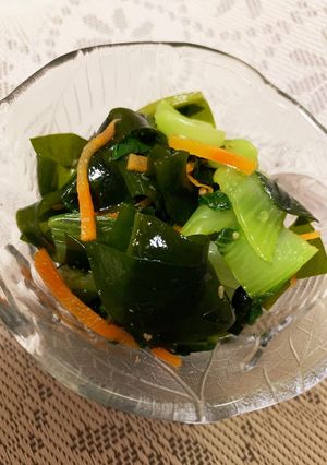 ☆わかめと青梗菜の中華サラダ☆-レシピのメイン写真