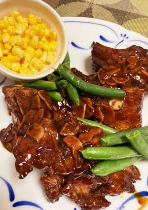 スペアリブの赤ワイン煮込焼き-レシピのメイン写真