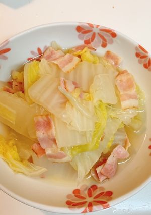 簡単☆白菜とベーコンのコンソメ煮-レシピのメイン写真