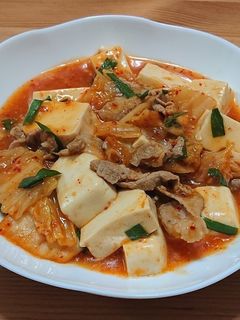 簡単♪ 豚キムチ麻婆豆腐-レシピのメイン写真