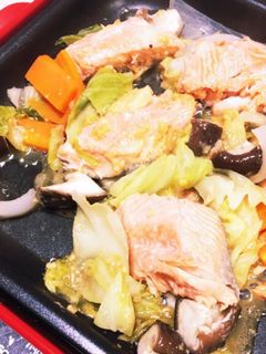 鮭のちゃんちゃん焼き-レシピのメイン写真