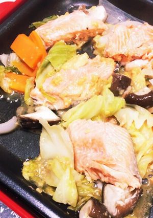 鮭のちゃんちゃん焼き-レシピのメイン写真