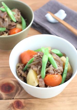 ラカントで低糖質！野菜たっぷり肉じゃが-レシピのメイン写真
