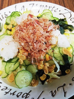 #冷凍うどん消費(サラダうどん)-レシピのメイン写真