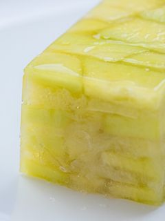 メロンとグレープフルーツのゼリーテリーヌ-レシピのメイン写真