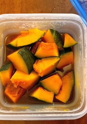 レンジde簡単☆かぼちゃ煮(常備菜)-レシピのメイン写真