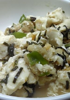 磯の香りの煮豆腐-レシピのメイン写真