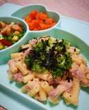 手づかみ食べに！ツナクリームマカロニ！