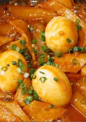 SNSで大流行のライスペーパートッポッキ-レシピのメイン写真