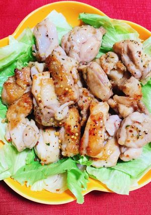 鶏もも肉のハニーマスタード焼き♡-レシピのメイン写真