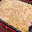 たこ焼き粉で超簡単!明太餅チーズもんじゃ
