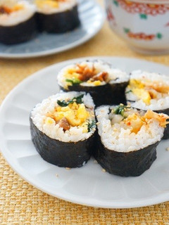 本技キムチで韓国風のりまき豚キムチキンパ-レシピのメイン写真