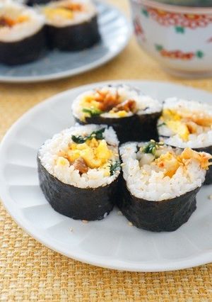 本技キムチで韓国風のりまき豚キムチキンパ-レシピのメイン写真