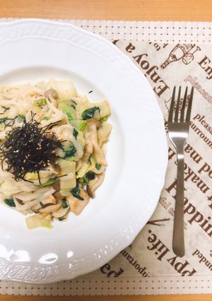 【糖質制限！16,8g】和風豆乳パスタ-レシピのメイン写真
