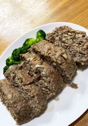 タレも美味しいナス入りミートローフ-レシピのメイン写真