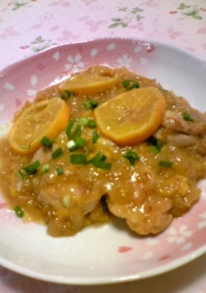 ★とろけるチキン☆オニオンみかんソース★-レシピのメイン写真