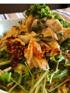 ささみとお野菜の涼麺-レシピのメイン写真