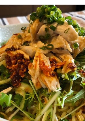 ささみとお野菜の涼麺-レシピのメイン写真
