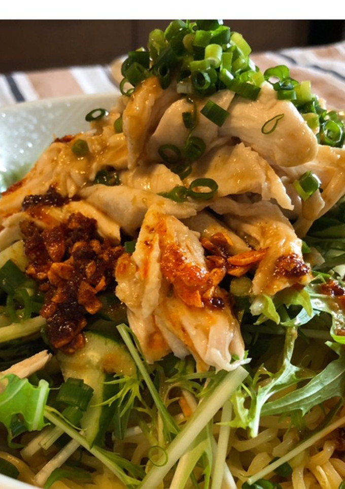 ささみとお野菜の涼麺-レシピのメイン写真