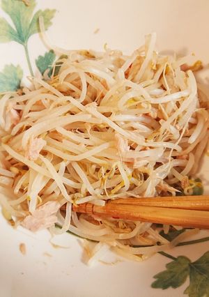 ガッツリラーメン風！？ピリ辛もやし-レシピのメイン写真