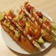 チキンソテーとアボカドのサンド