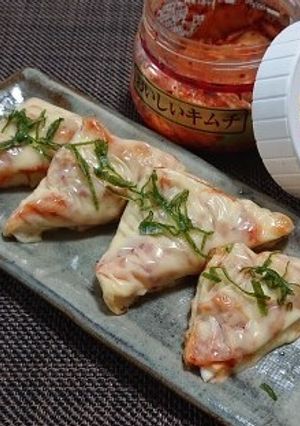 速攻おつまみ！　キムチ―ズ厚揚げ-レシピのメイン写真