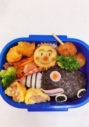もぐりん♡簡単 アンパンマン キャラ弁-レシピのメイン写真