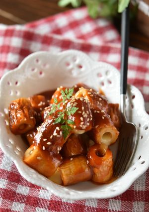 竹輪チーズの旨だれおつまみ-レシピのメイン写真