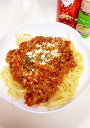 圧力鍋でミートソース-レシピのメイン写真