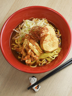 焼きキムチとナムルのにんにく味噌ラーメン-レシピのメイン写真