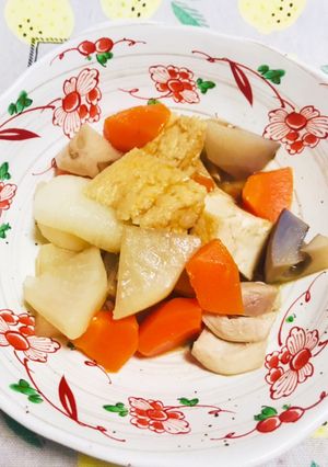 あっさり☆鶏と厚揚げの筑前煮-レシピのメイン写真