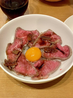 バルサミコ酢が香るローストビーフ丼-レシピのメイン写真