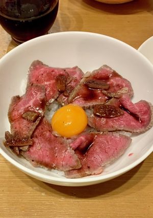 バルサミコ酢が香るローストビーフ丼-レシピのメイン写真