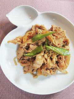 豚バラえのキムチ炒め-レシピのメイン写真