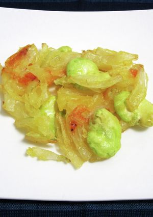 空豆のかき揚げ-レシピのメイン写真